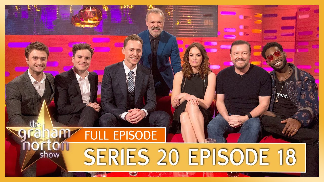 S20 E18 - The Graham Norton Show | Full Episode | Tom Hiddleston, Ricky Gervais, Daniel Radcliffe