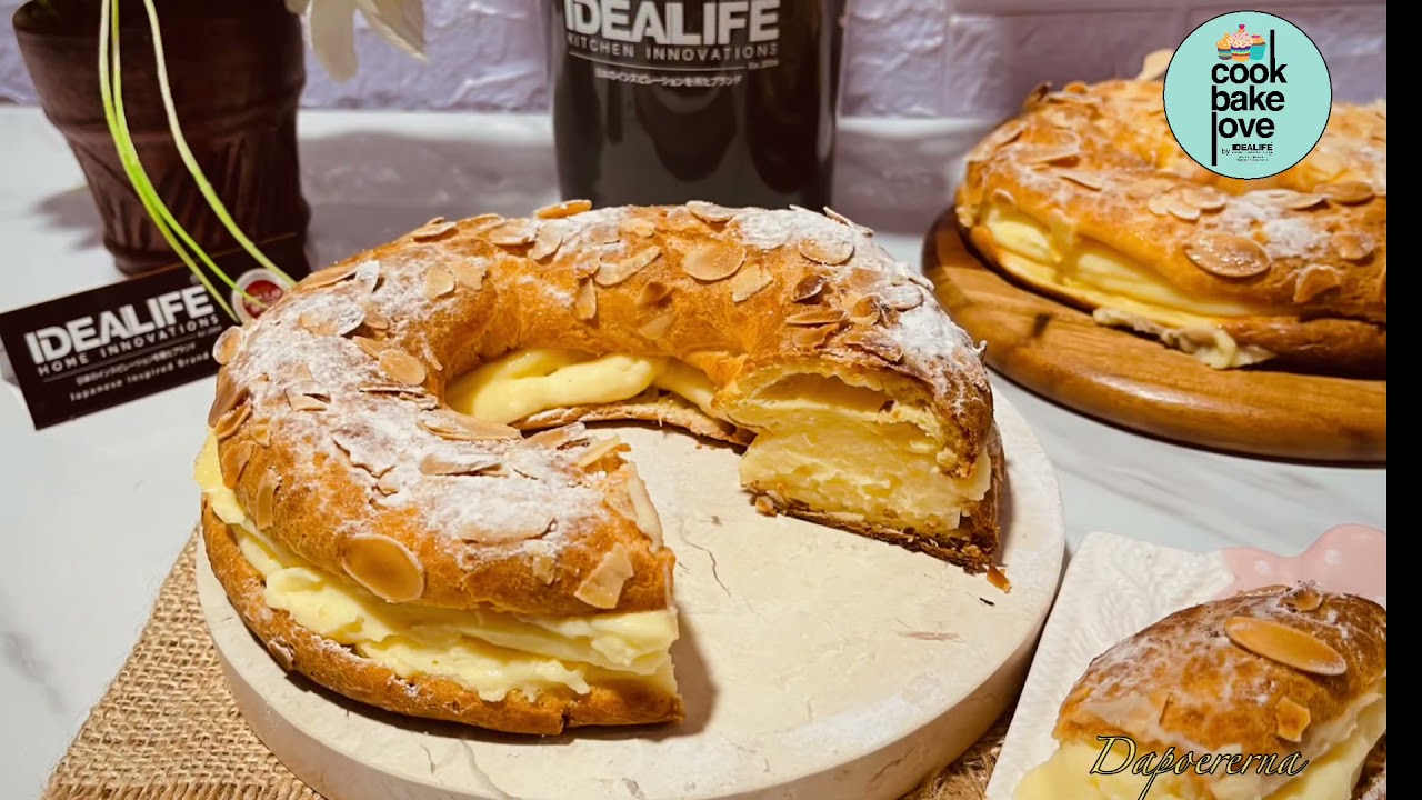 PARIS BREST, sekali coba pasti ketagihan bikin lagi 😍 baked with@idealifeonline