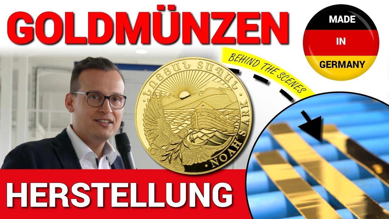 So entsteht eine Goldmünze ⭐ (GOLD-DOKU) ⭐ Made in Germany