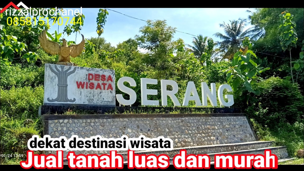 Jual tanah dekat Pantai Serang Jatim, dekat Jalur Lintas Selatan‼️View  cantik ‼️Muraahhh
