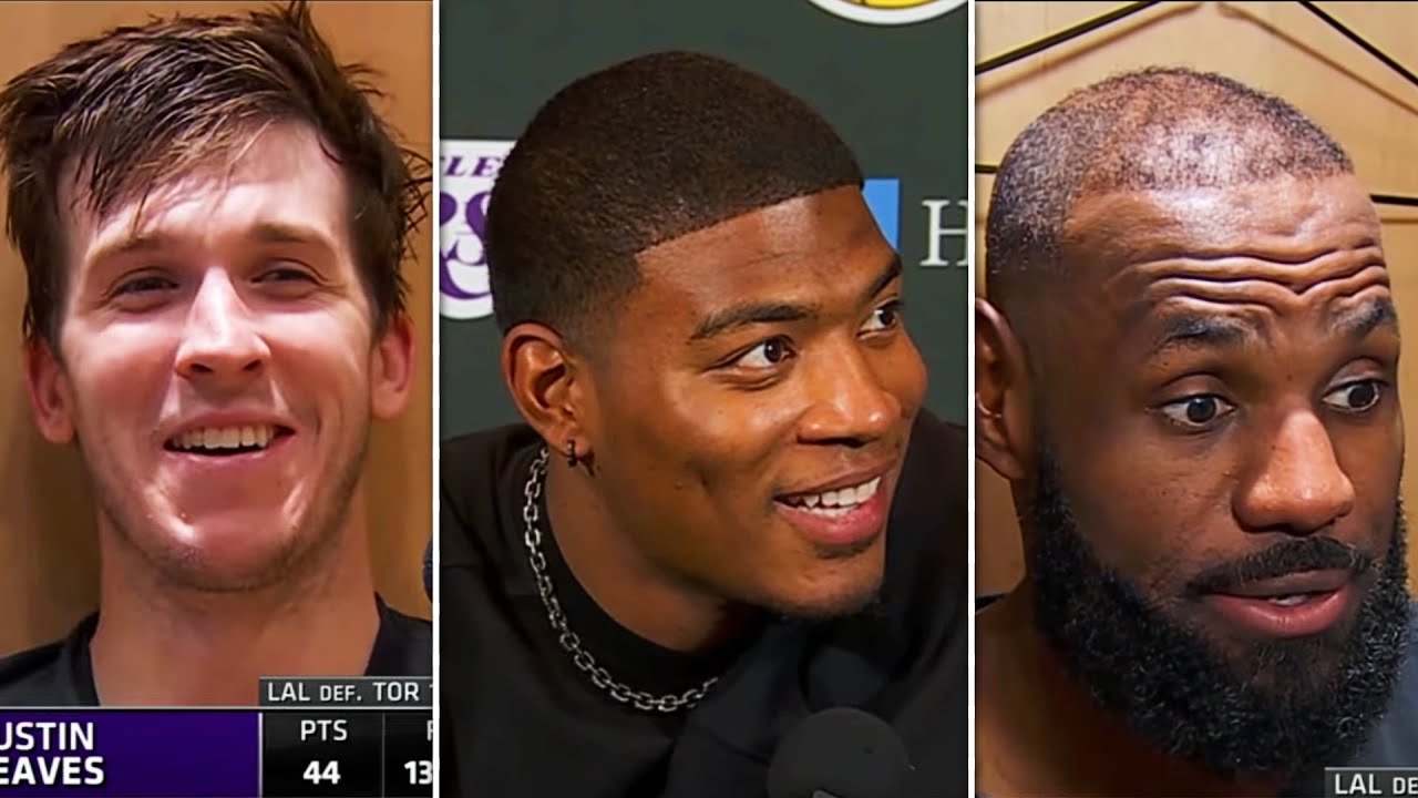 Rui Hachimura, LeBron, and Austin Reaves REACT to Lakers GAME WINNER by Rui Hachimura + Big WIN!