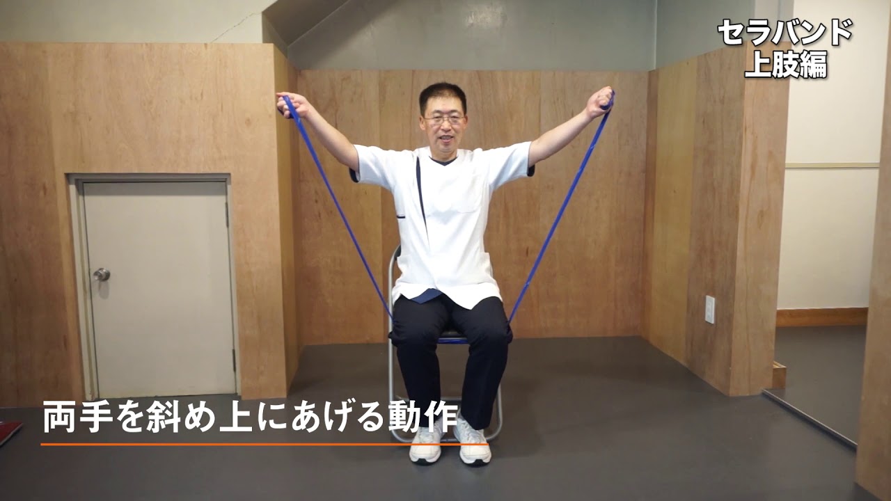 腎臓リハビリテーション⑥　セラバンド体操（上肢）