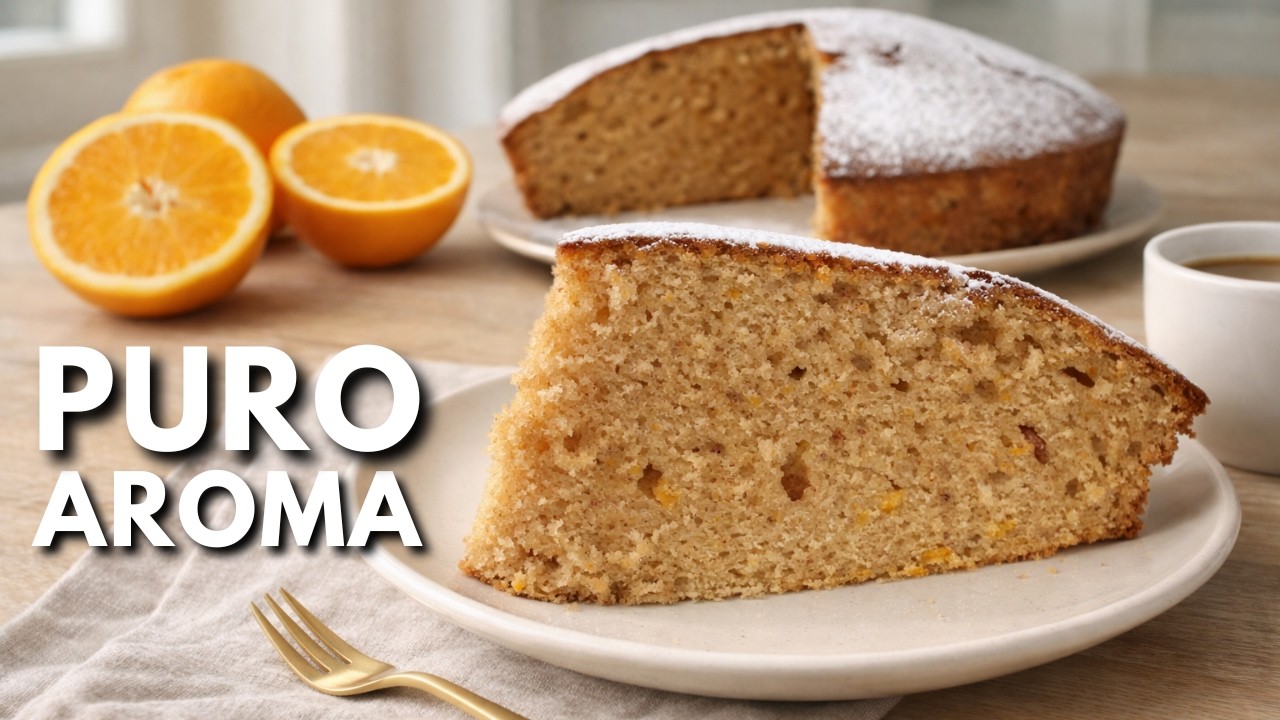 🤩 Este delicioso BIZCOCHO DE NARANJA Y CANELA ¡Será EL MEJOR BIZCOCHO CASERO que hayas probado! 🥧