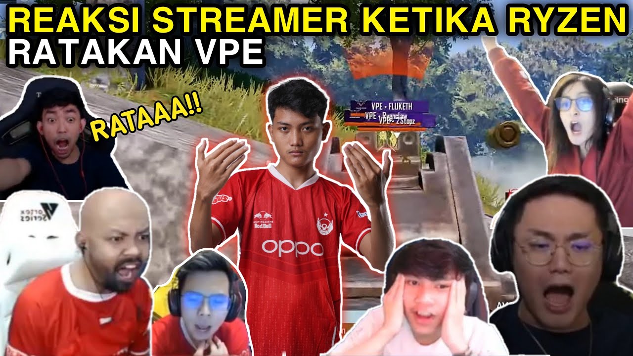 REAKSI STREAMER KETIKA MELIHAT RYZEN CLUTCH VPE ESPORT