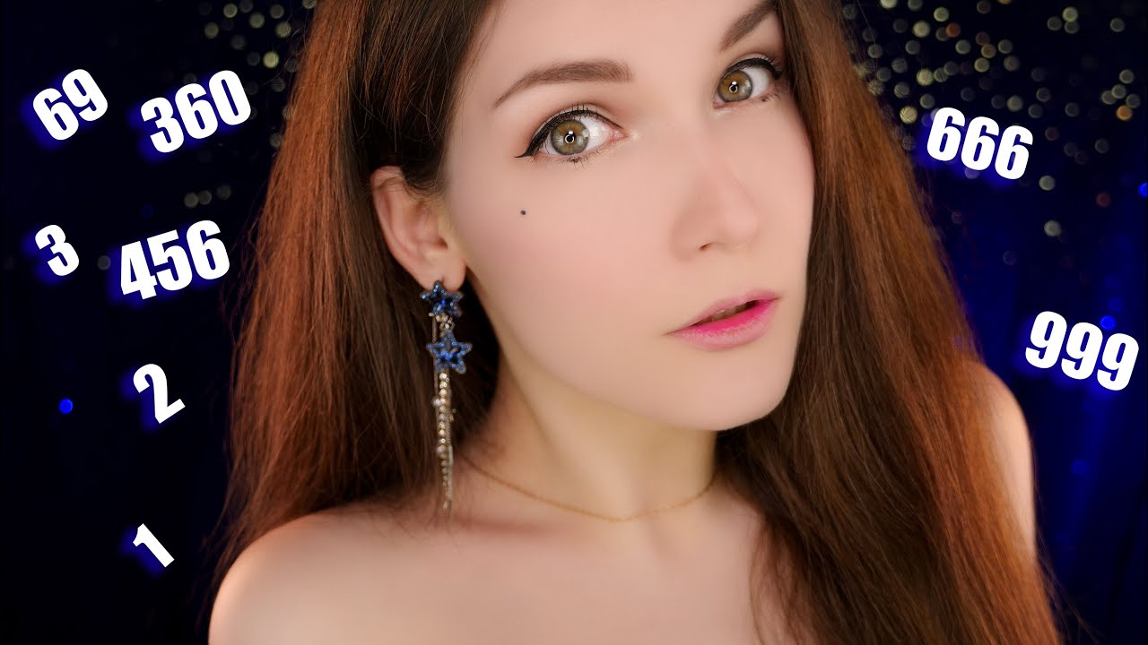 АСМР Отсчет от 1 до 1000 🔊1️⃣0️⃣0️⃣0️⃣ ASMR Counting to 1000 ⏰
