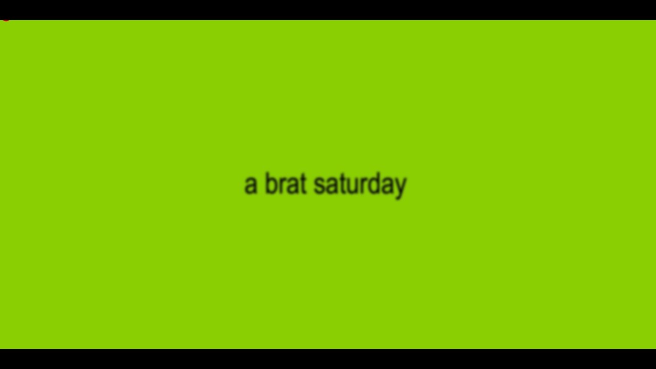 a brat saturday (I went to see Charli xcx) | Rejection Therapy Series