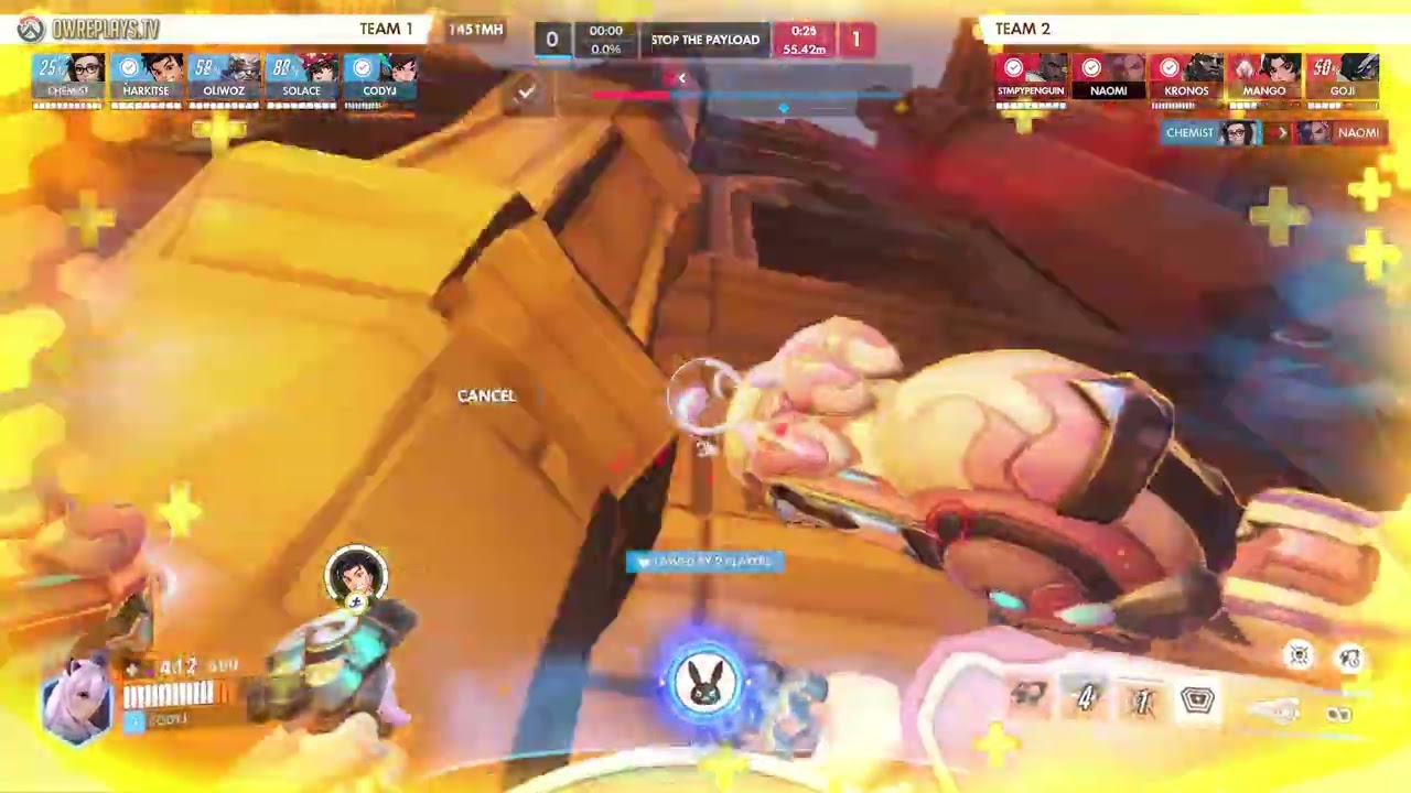 vs Dundee Vanguard (Map 2) by CODYJ — Overwatch Replay 1451MH