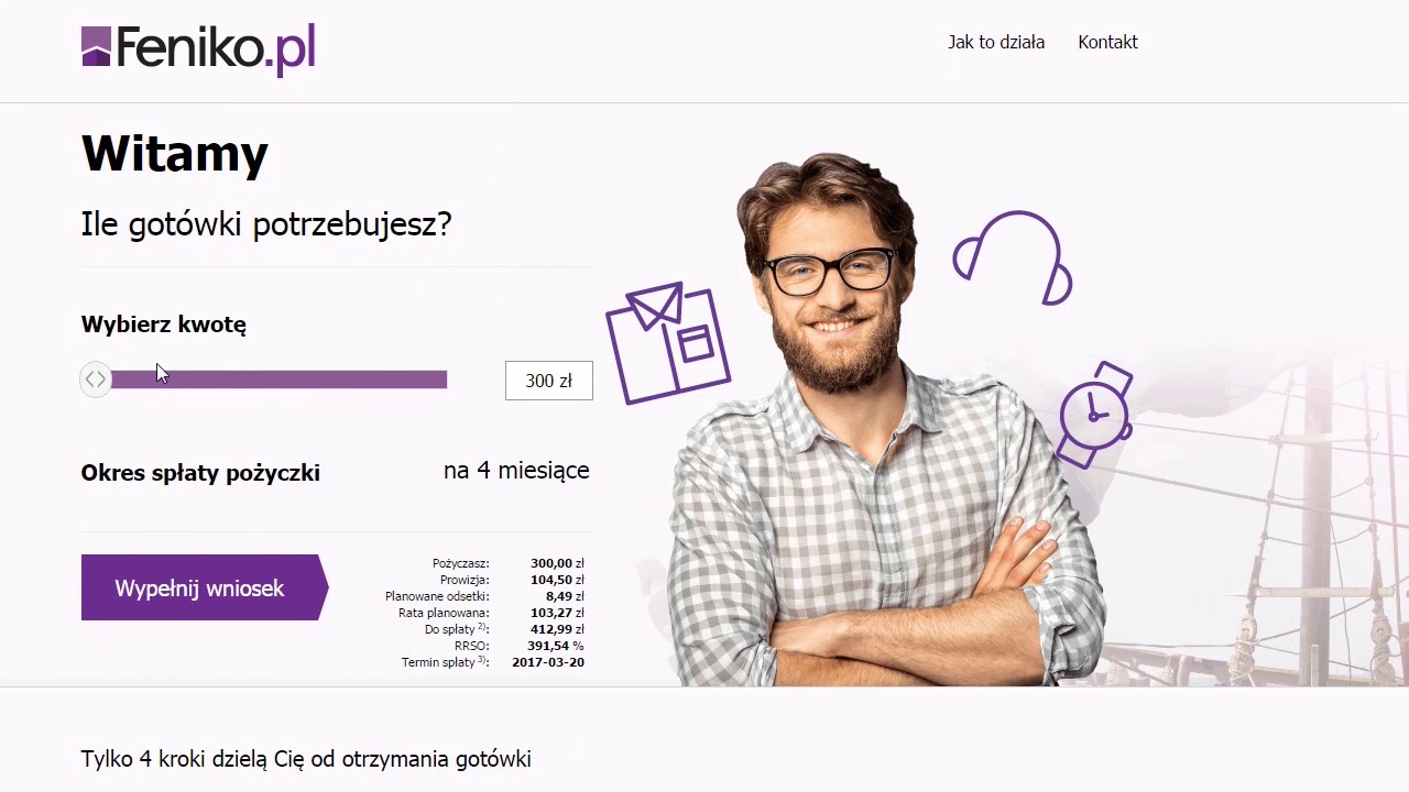 Feniko.pl - jak wziąć pożyczkę krok po kroku? | POZYCZKAPORTAL.PL