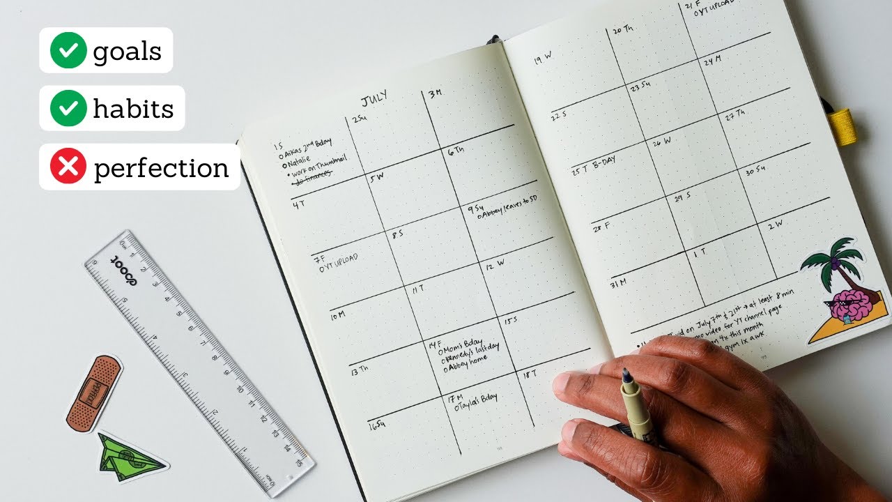Простая и эффективная настройка Bullet Journal