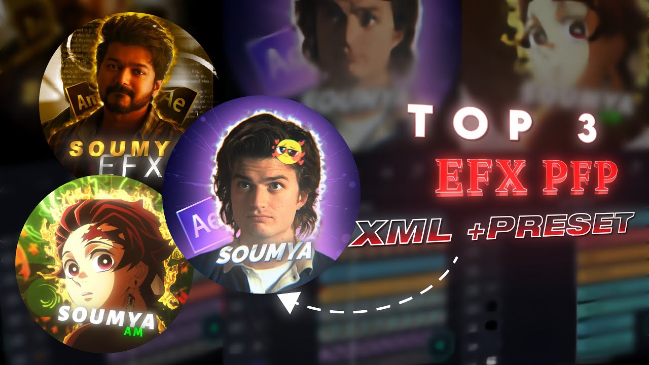 Top 3 Efx Pfp For Alight motion 🌟 l Free preset pack l Efx pfp preset 