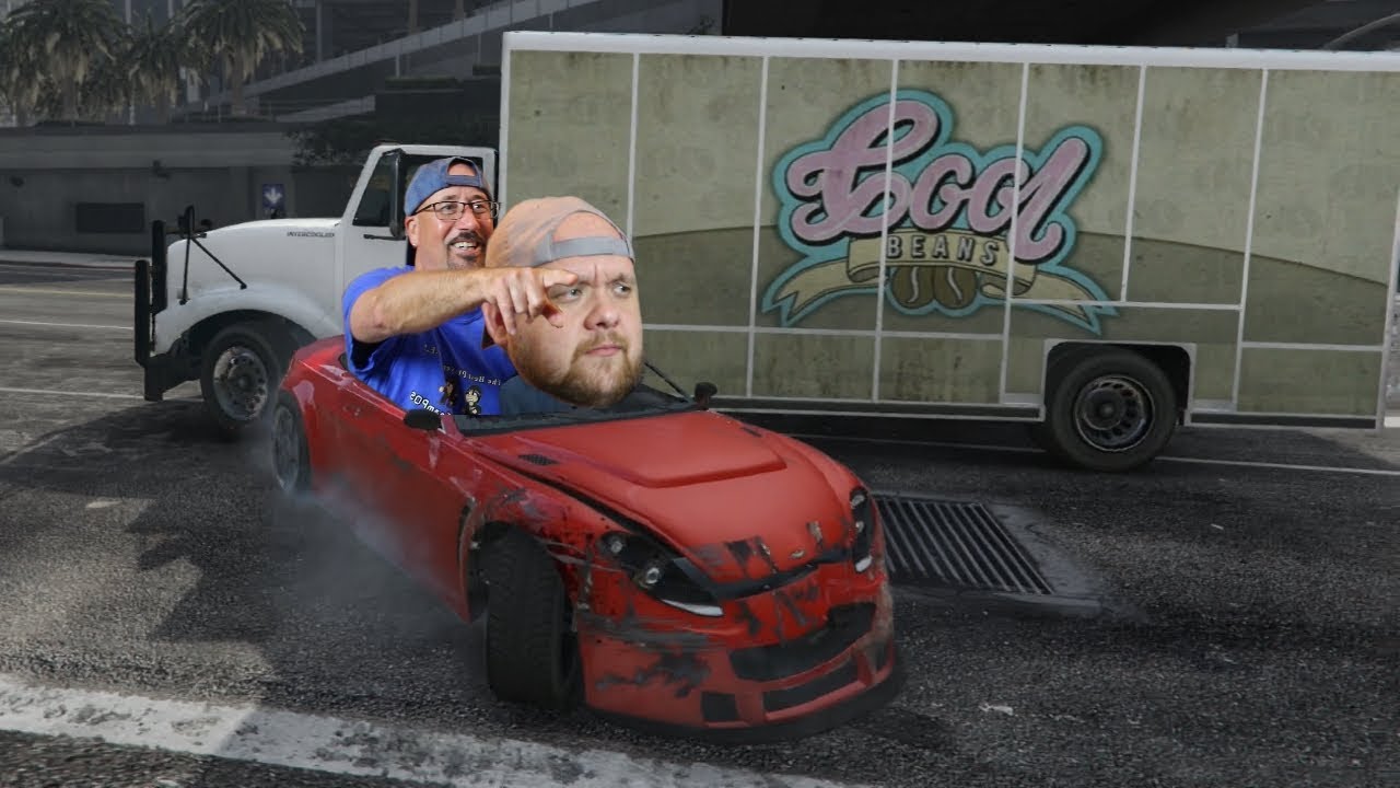 Uncle Larry and Joe try GTA V...but still stink.