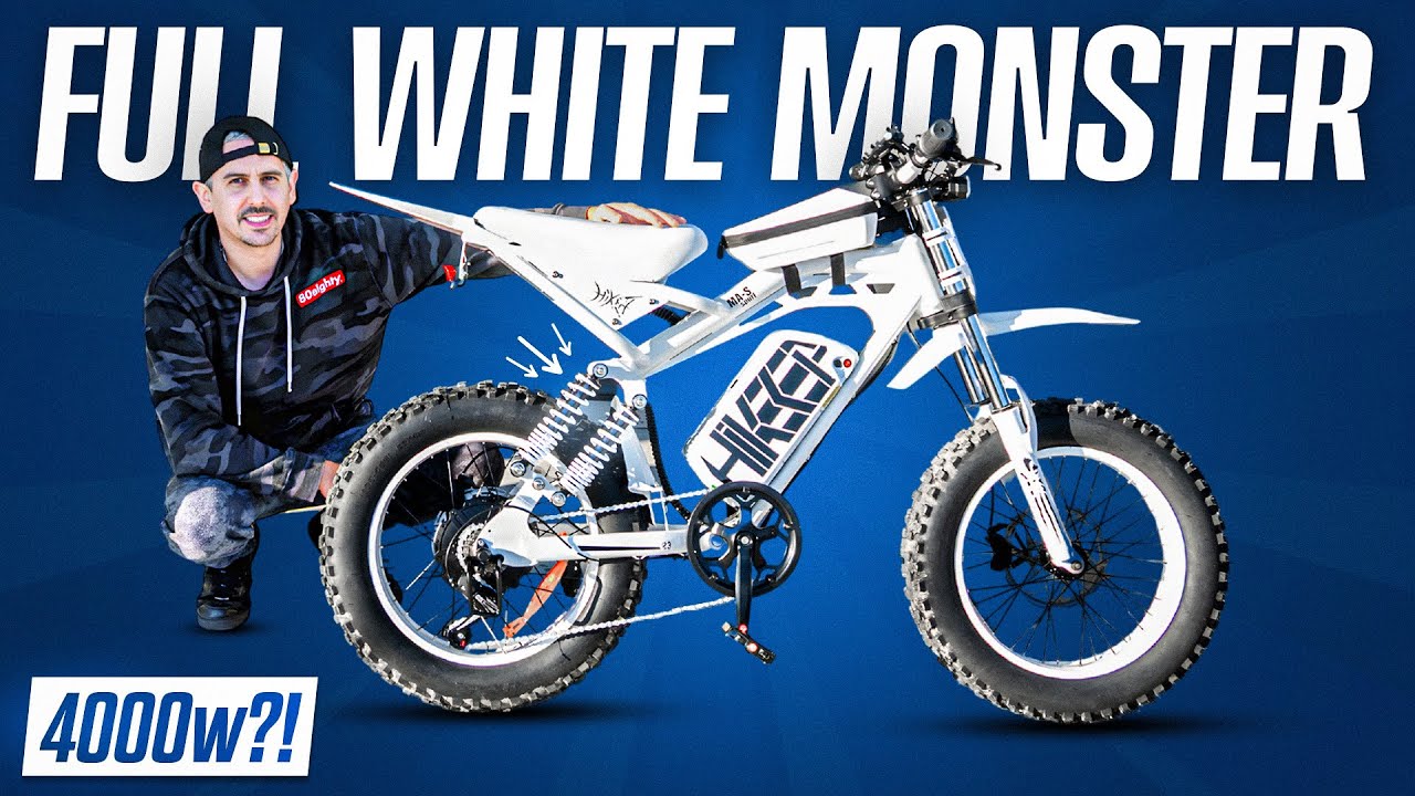 This FULL WHITE 4000W HIKEEP MA-S EBIKE Is SOLID!