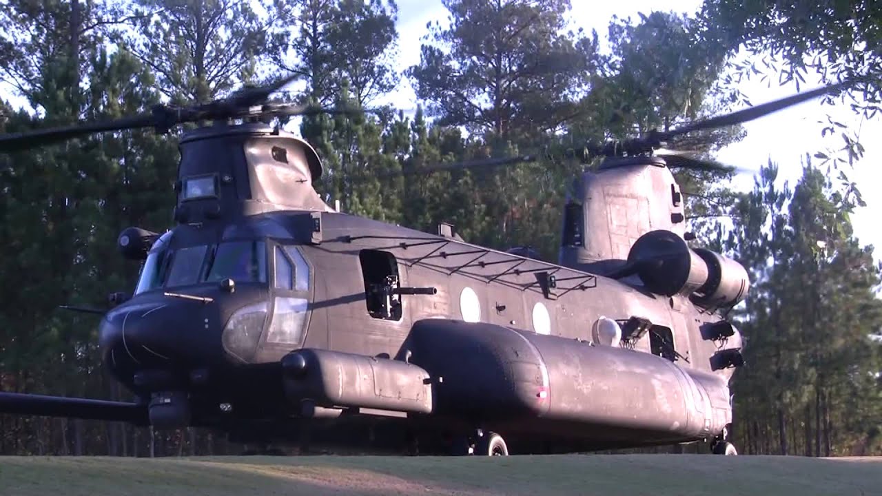 The MH-47 from 160th SOAR going home from the Freedom Fighters Open