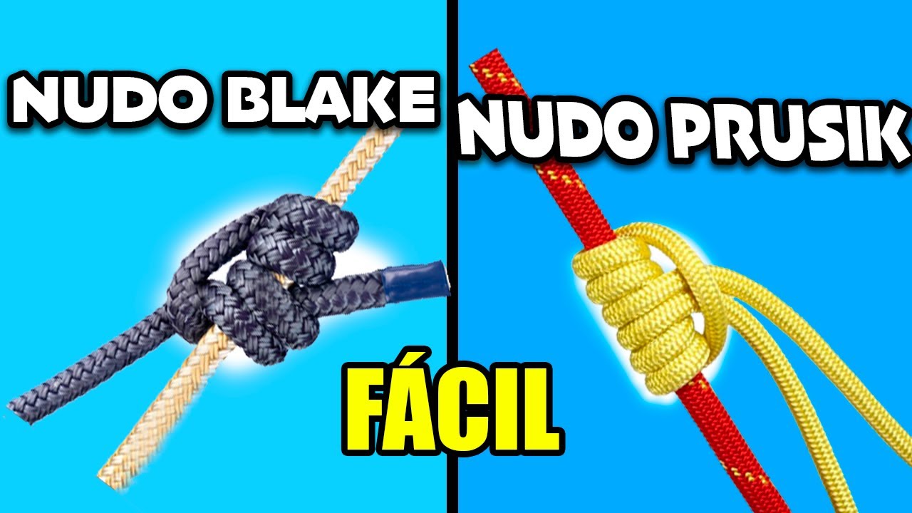 NUDO BLAKE y NUDO PRUSIK en menos de 1 minuto