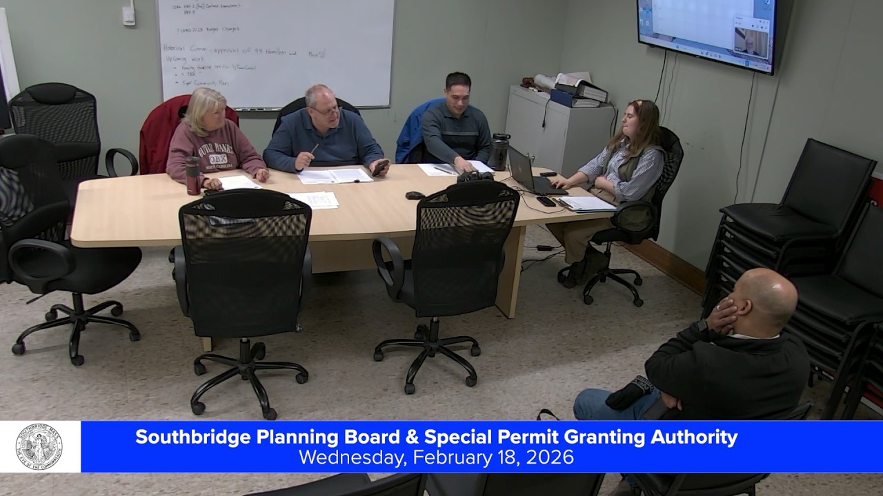 Southbridge Planning Board & Special Permit Granting Authority - 2/18/26