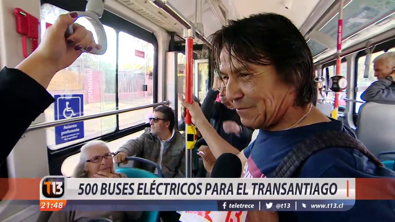 500 buses el&eacute;ctricos para el Transantiago