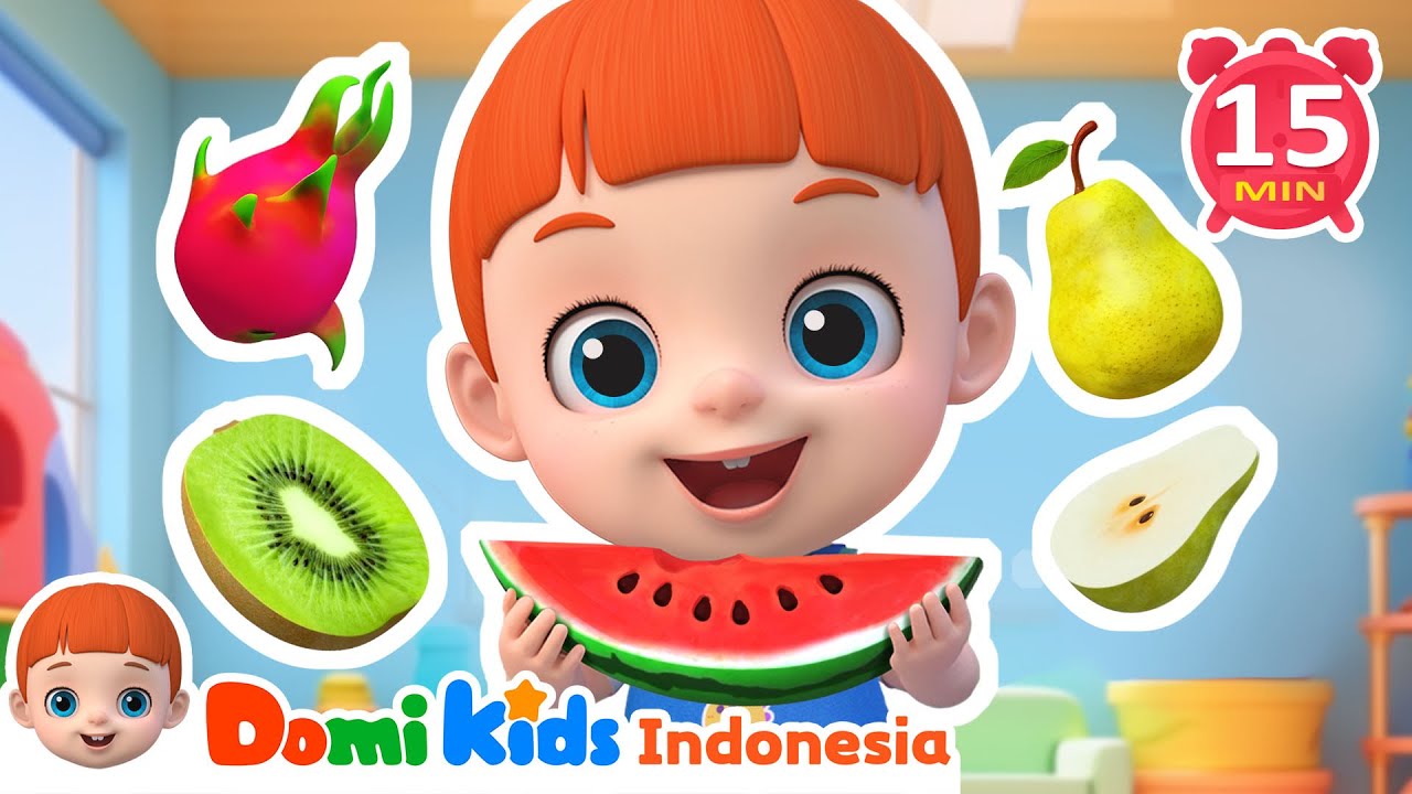 Lagu Buah-Buahan | Menyanyi dan Belajar tentang Buah | Domi Kids Kumpulan Lagu Pesta Anak-anak