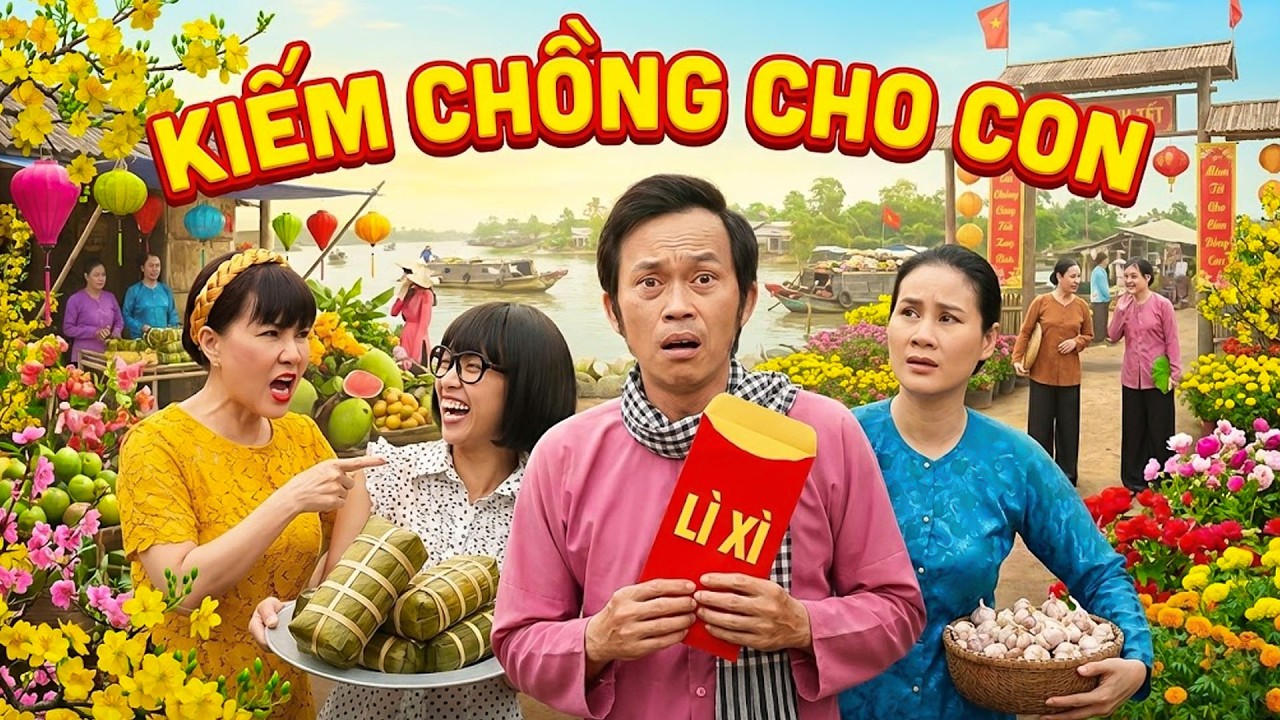 Phim Hài Tết Hoài Linh | KIẾM CHỒNG CHO CON | Phim Hài Tết Việt Nam 2026 Hay Mới Nhất