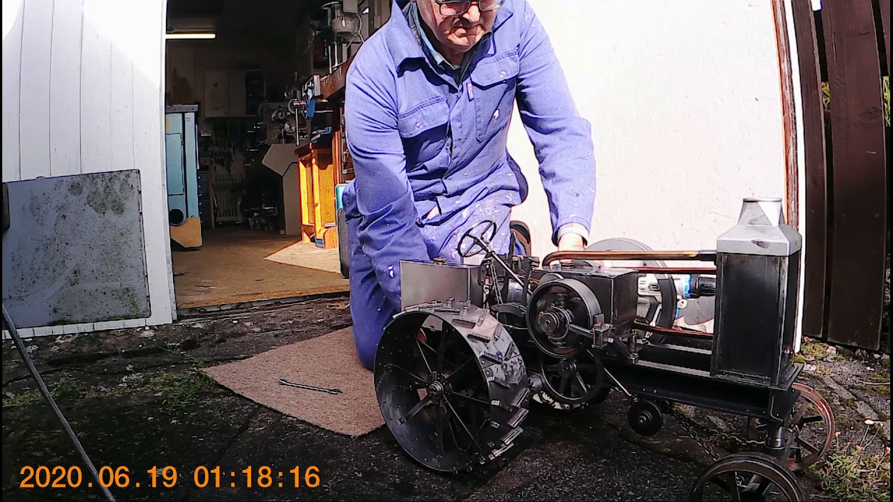 First Run of Rumely Oil Pull Tractor Model