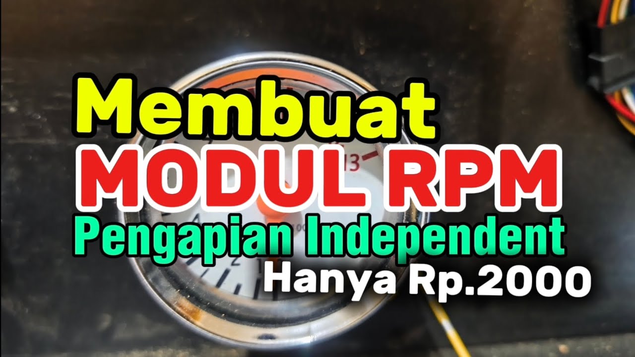 Cara membuat modul rpm pengapian independent