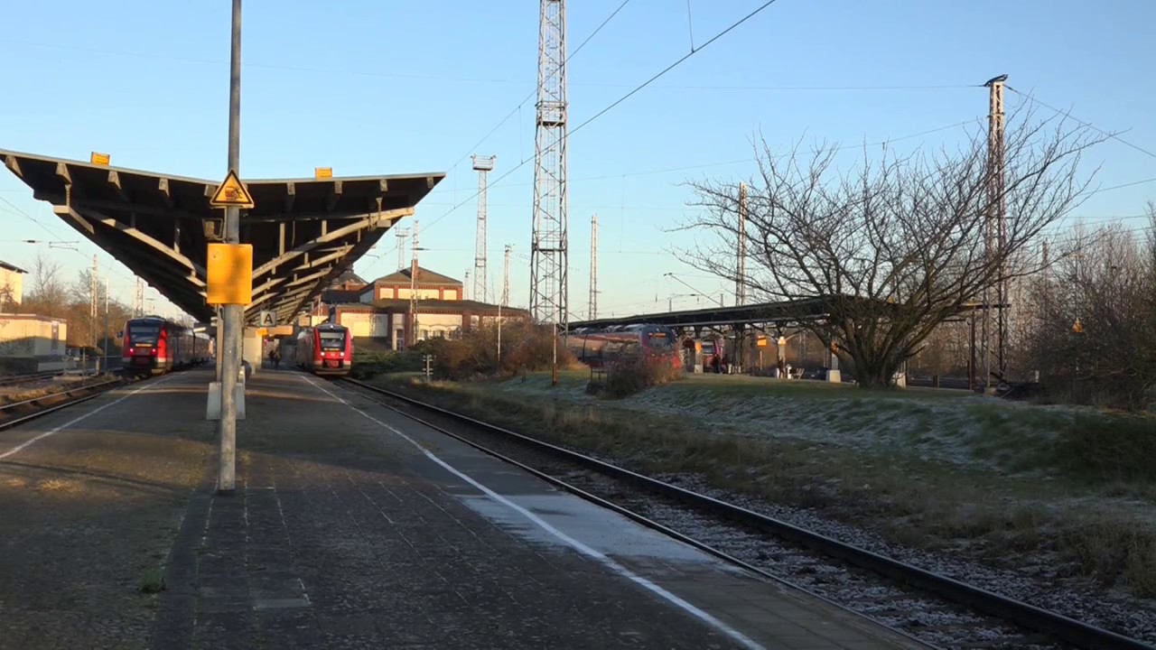 Bahnbetrieb auf dem alten Bahnhof Bad Kleinen, 30.12.16