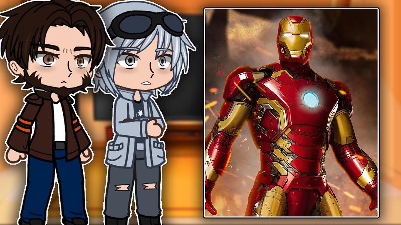 X-Men React To Iron Man | Tony Stark | Gacha react