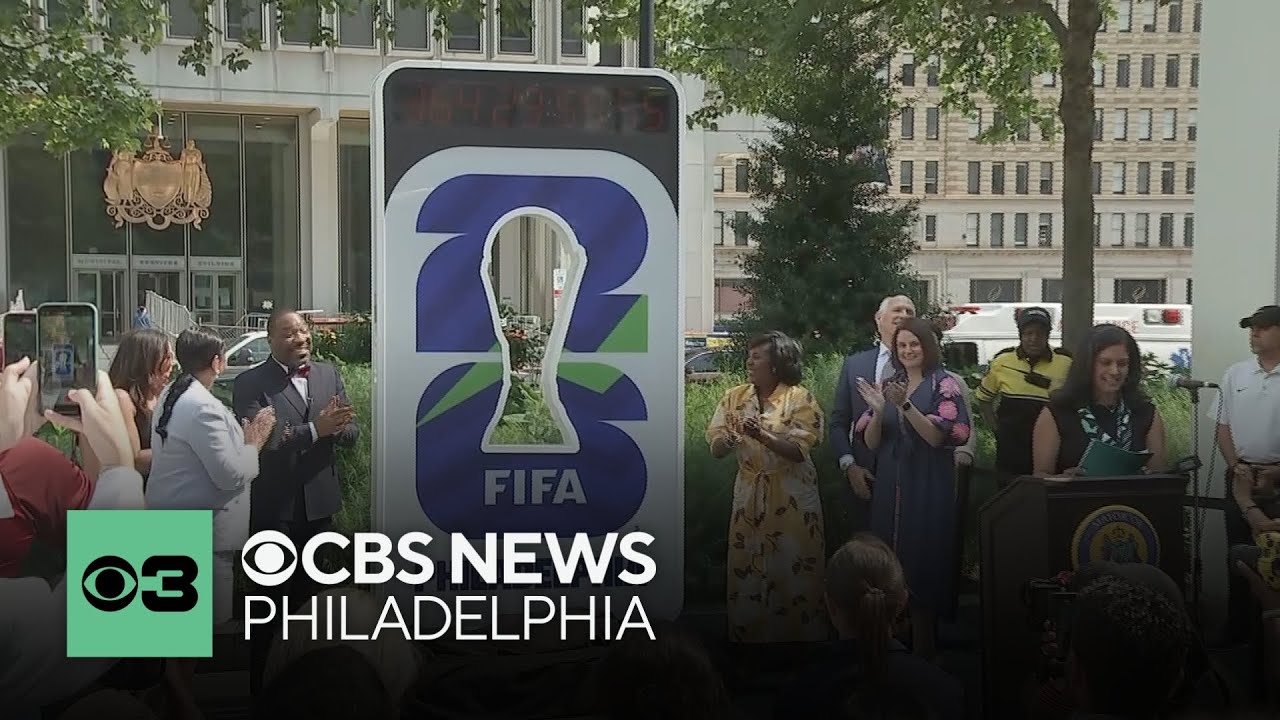 Philadelphia unveils 2026 FIFA World Cup countdown clock