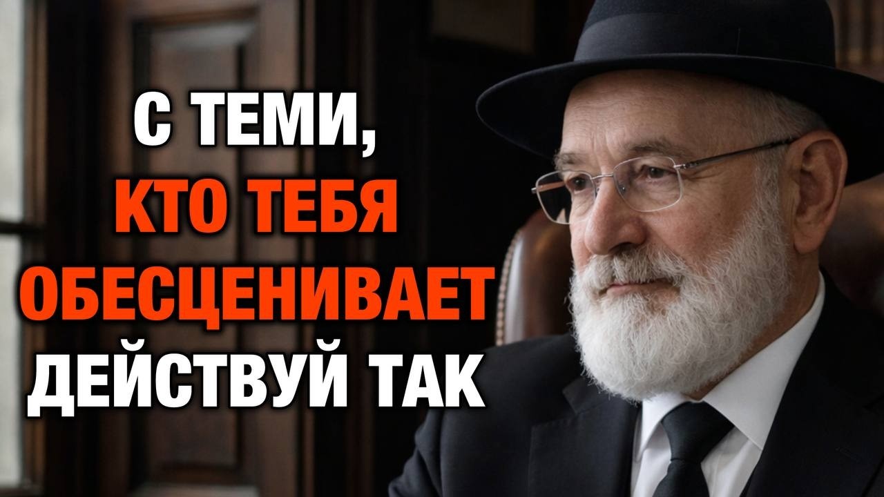 Если вас НЕ ценят — сделайте ЭТО немедленно! Еврейская мудрость