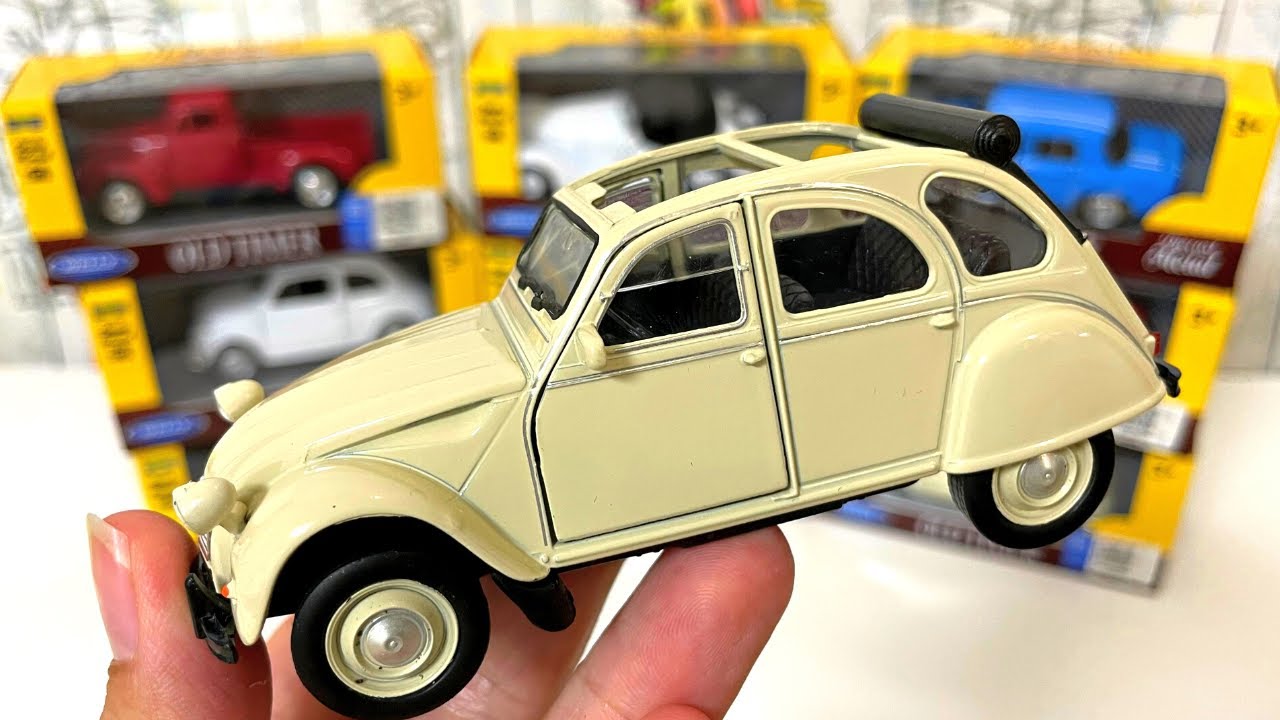 Unboxing 9 Oldtimer Diecast Model Cars | Vintage Welly Cars