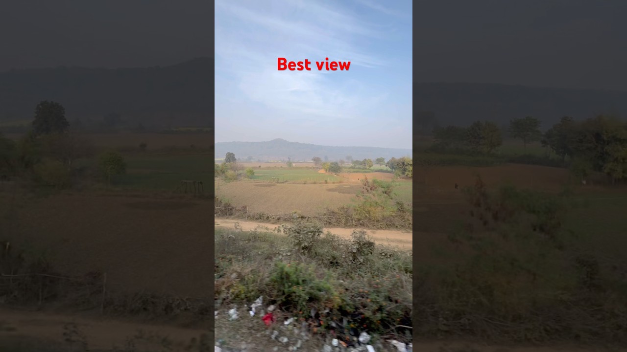 Best view travels in train 🍃 