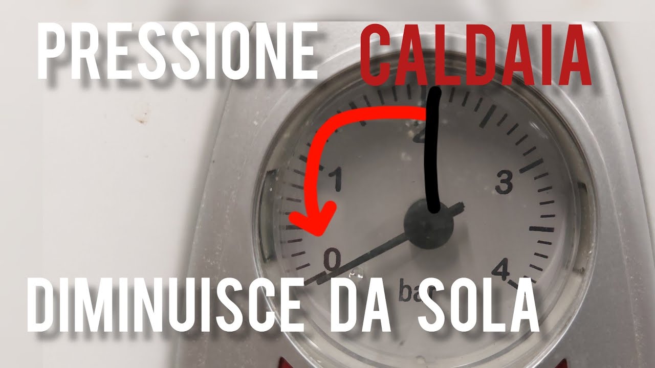 La pressione della caldaia si abbassa da sola