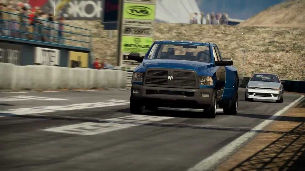 NFS Shift 2 Unleashed [HD] - Dodge Ram 3500 Laramie Pickup Truck on Autopolis Lakeside