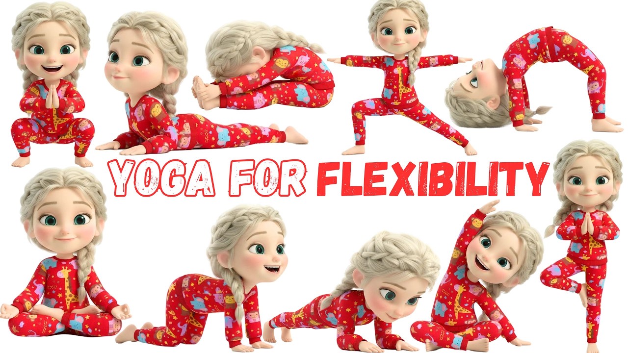 Easy Yoga for Kids | Healthy Posture in 5 Minutes! | Yoga for Flexibility | Yoga Poses for Children