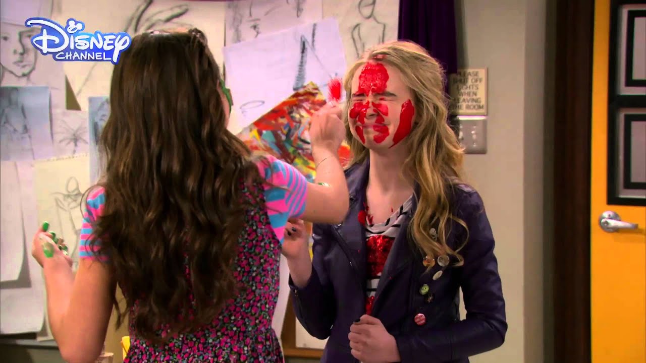 Girl Meets World - Girl Meets Maya's Mother - Paint Fight! - Official Disney Channel UK HD