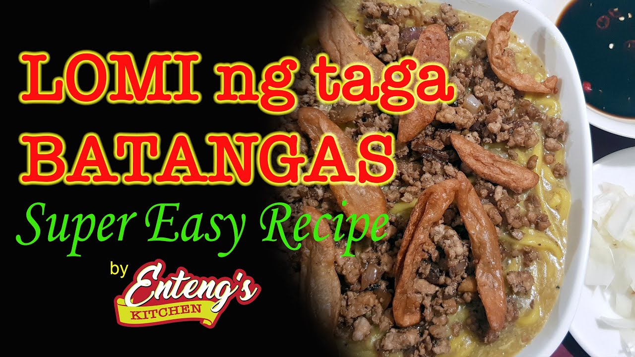 Special Batangas Lomi (Super Easy)