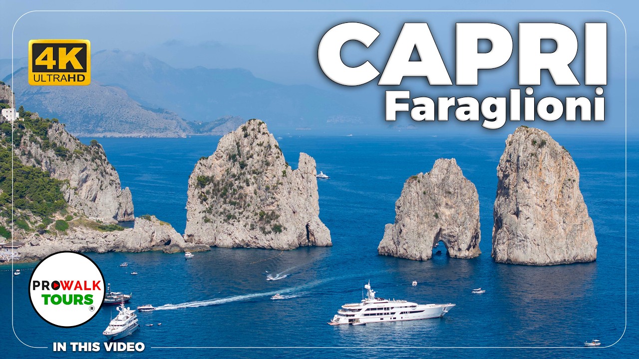 Capri, Italy 🇮🇹 | Faraglioni Rocks & Pizzolungo Trail Walk