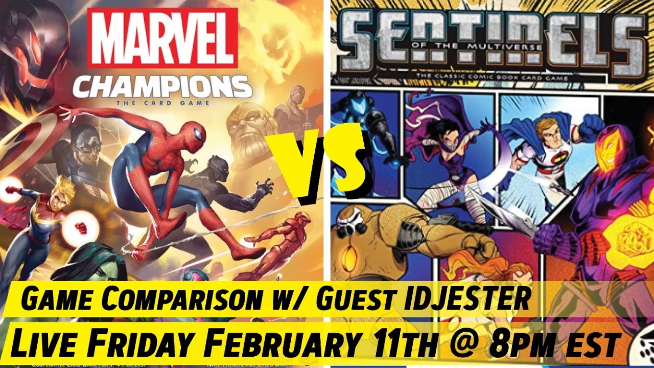 Marvel Champions & Sentinels of the Multiverse (and other games) - Comparison Discussion