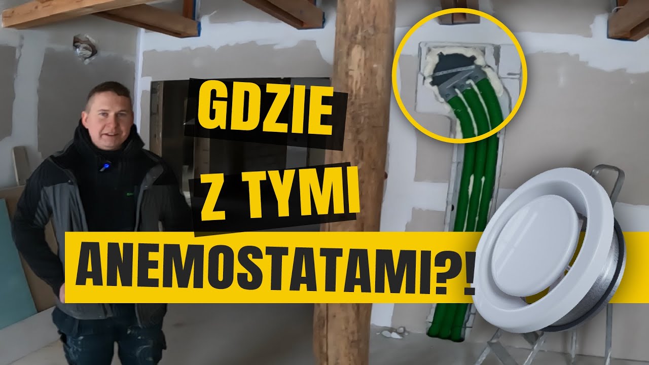 najlepsze miejsce na anemostaty rekuperacji to... ??