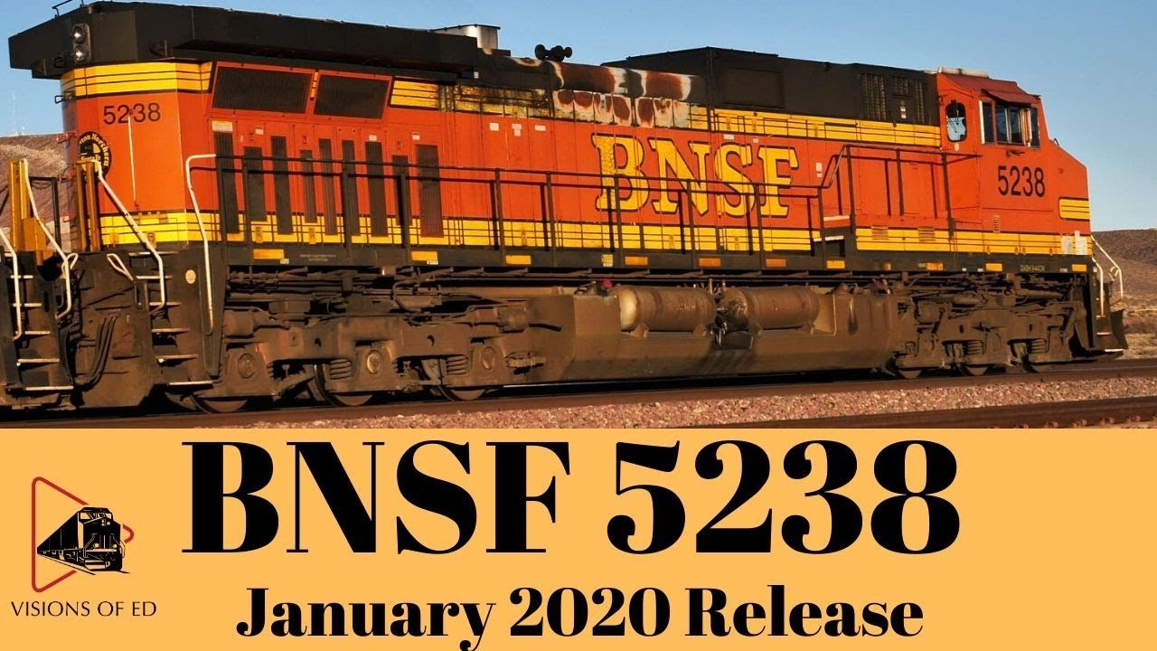 BNSF Intermodal Train Eastbound Needles Sub C44-9W BNSF 5238