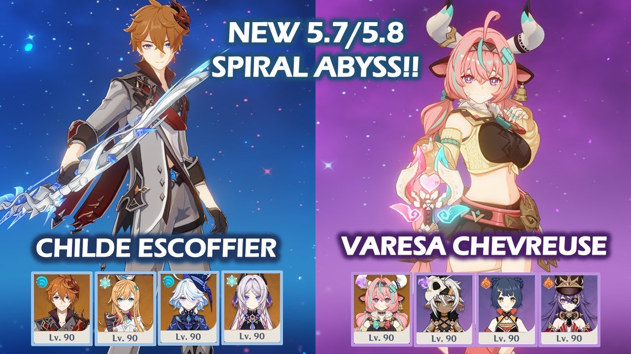 C0 Childe Freeze & C0 Varesa Overload | 5.8 Spiral Abyss | Genshin Impact