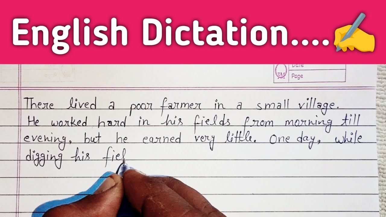 English Dictation for beginners | English words writing practice इंग्लिश पढ़ना सीखें इमला के द्वारा