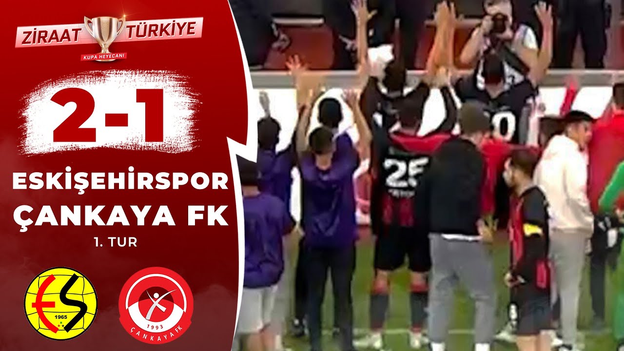 Eskişehirspor 2 - 1 Çankaya FK Özet (Ziraat Türkiye Kupası 1. Tur Maçı) / 14.09.2022