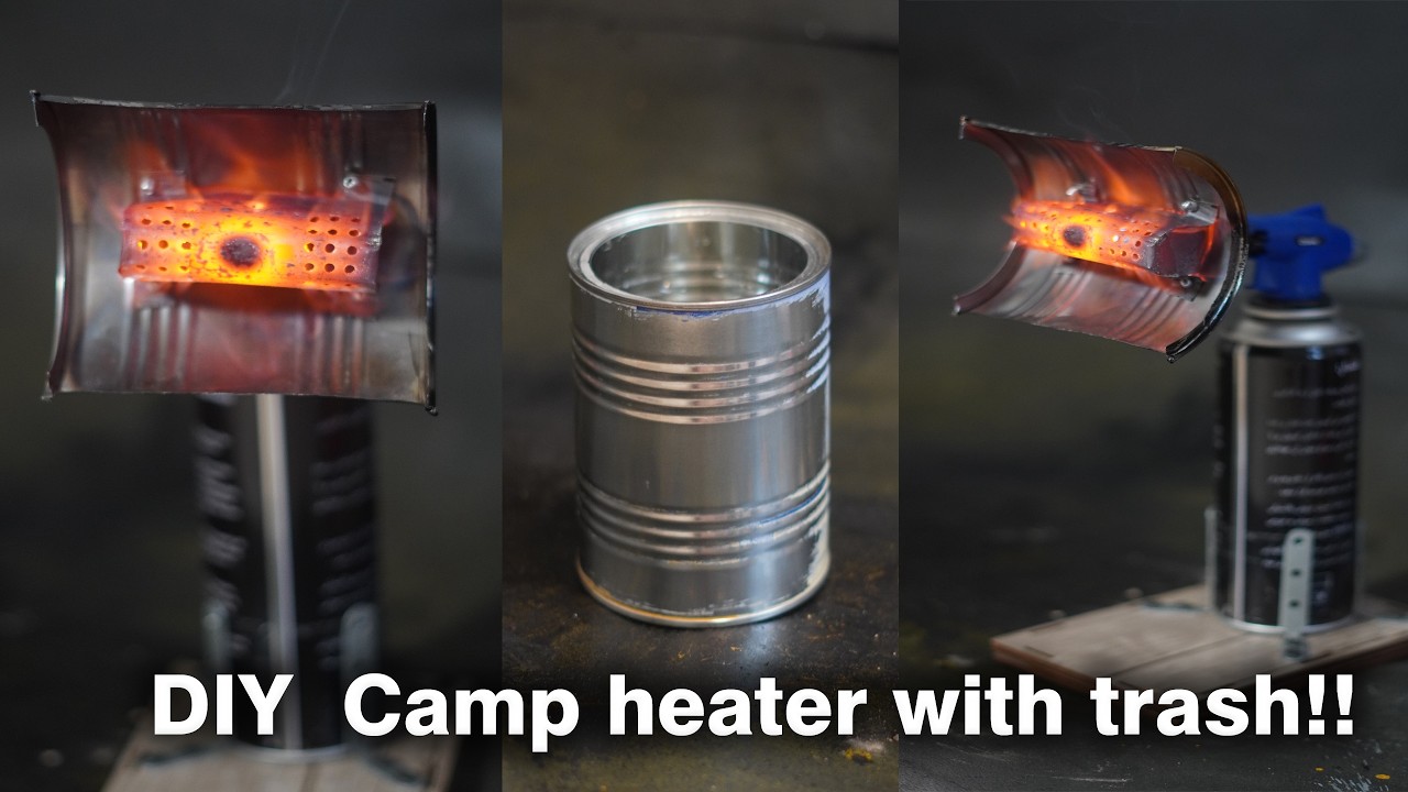 turn a torch capsule into a camping heater! (DIY heating hack)
