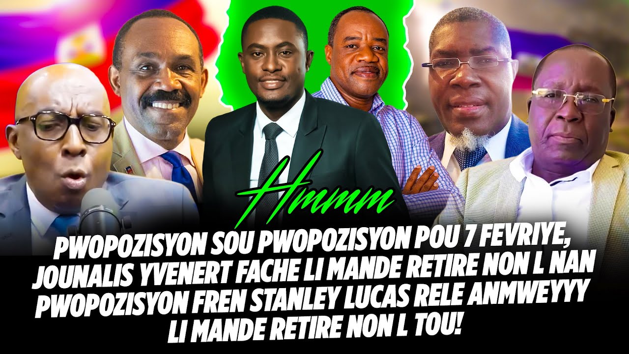 PWOPOZISYON SOU PWOPOZISYON POU 7 FEVRIYE, JOUNALIS YVENERT FACHE LI MANDE RETIRE NON L NAN PWOPOZIS