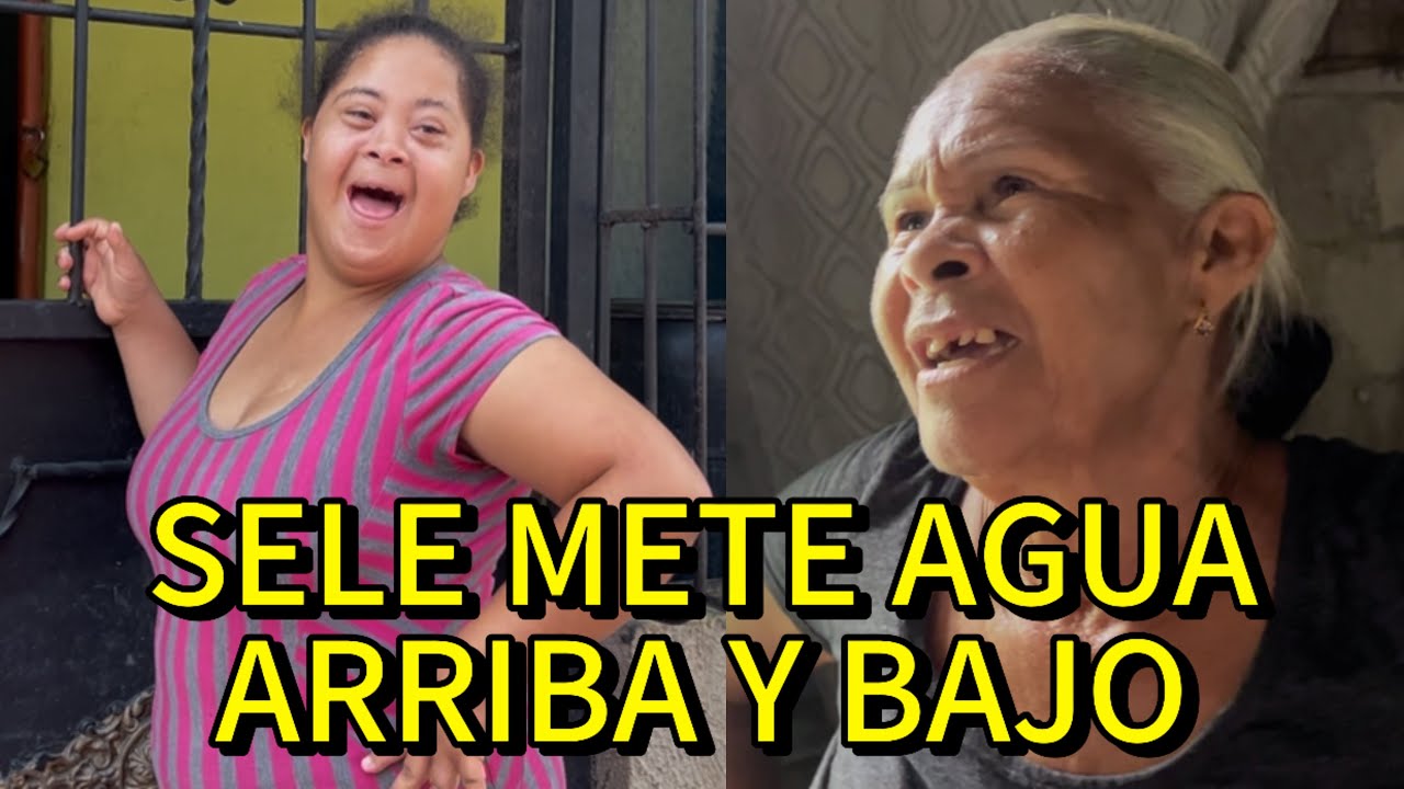 Señora Con Joven Especial Sele Mete Agua Por Arriba Y Por De Bajo