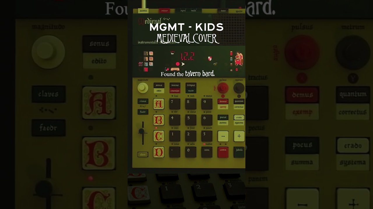 MGMT - Kids Medieval Cover on the EP-1320