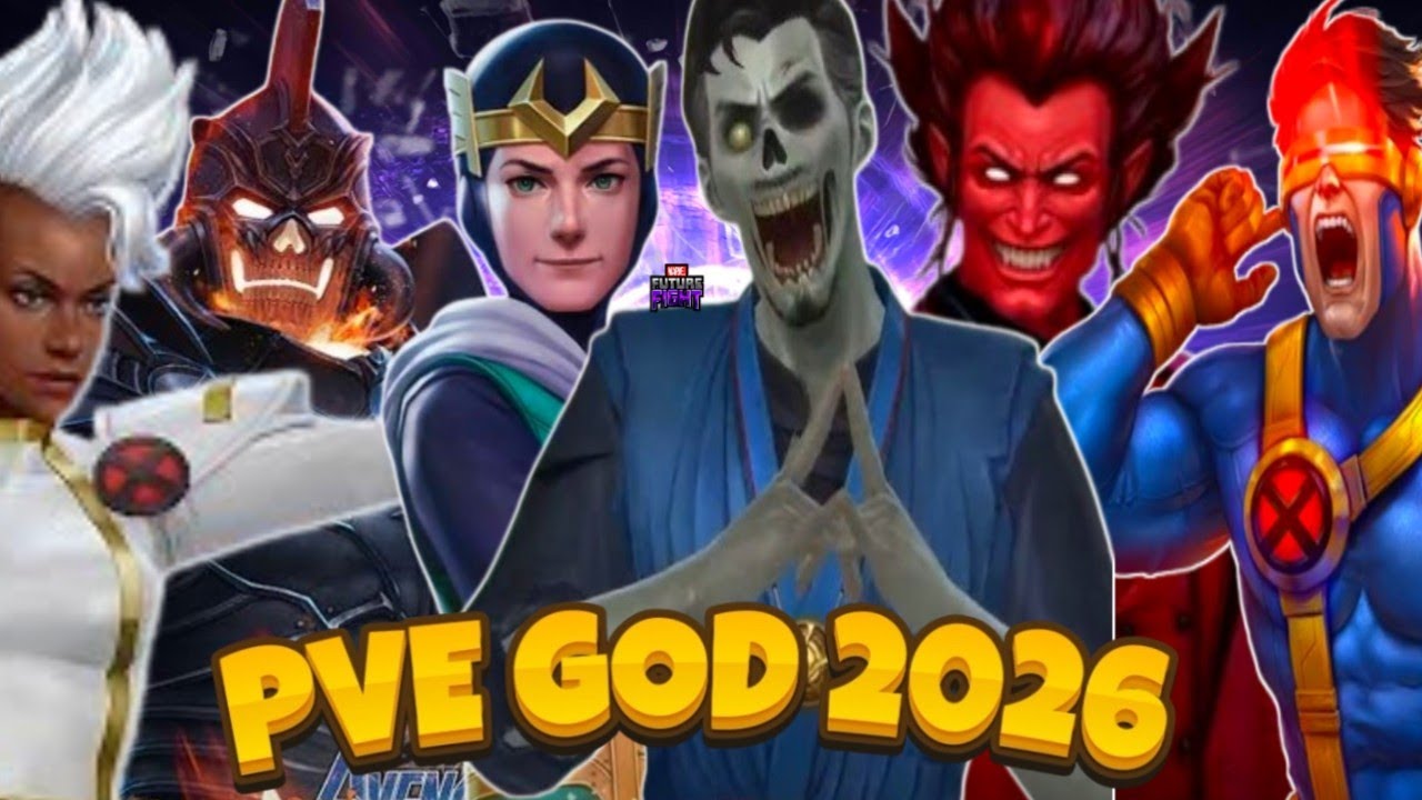  Best PVE 2026 🚨Charector / Uniform 🚨 Build In Marvel Future Fight  #love2allmffhindi