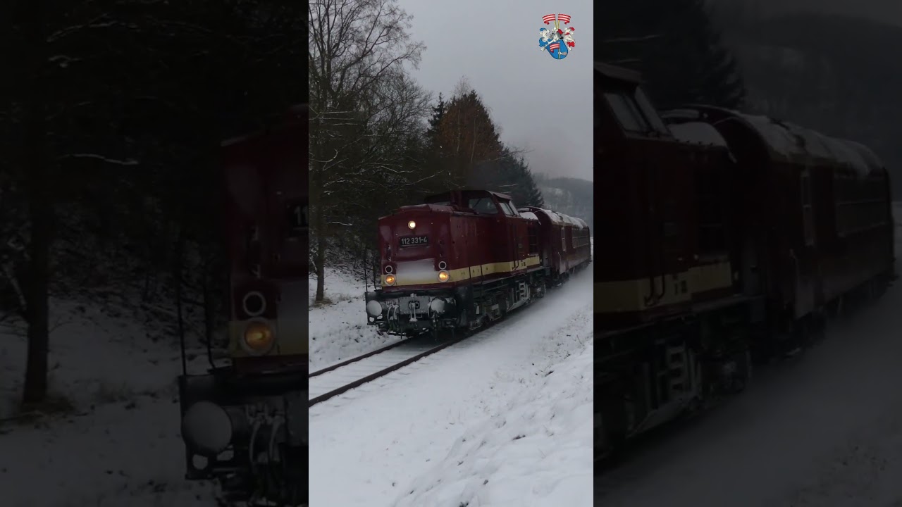 BR 112 - Sonderzug L&ouml;bau - Olbernhau - Gr&uuml;nthal #eisenbahn #Sonderzug #BR112