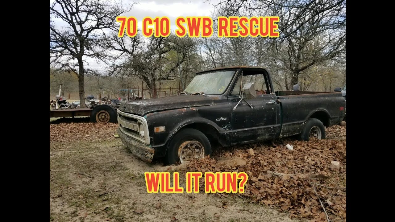 Возрождение Chevrolet C10 1970 года, простоявшего 25 лет!