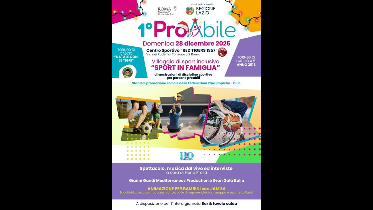 SPECIAL PROABILE DAY - ROMA 28 DICEMBRE 2025